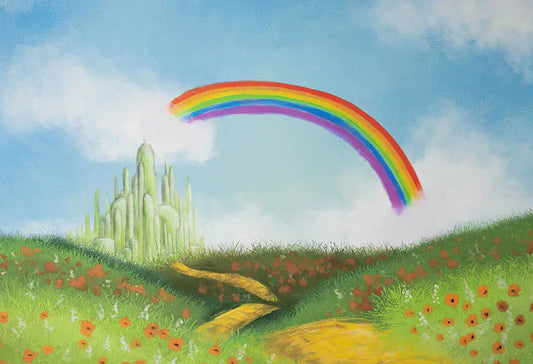 KMK -  Rainbow Castle Backdrop