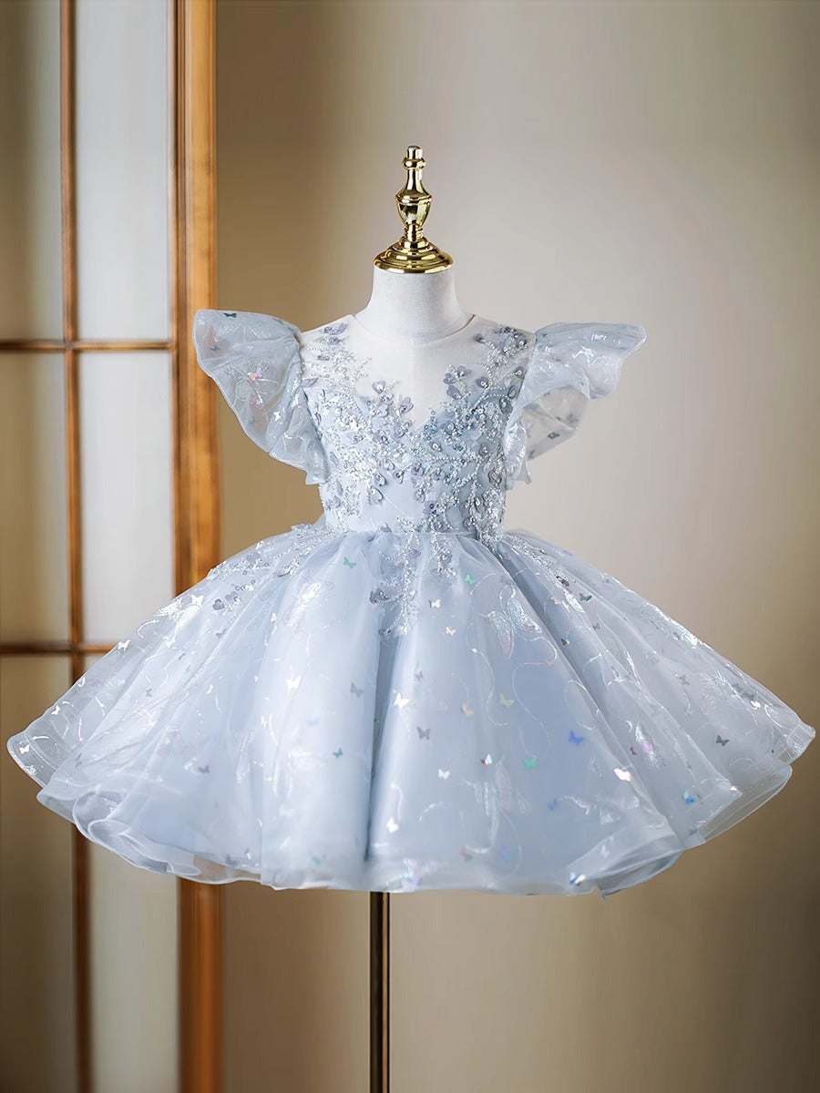 KMK - 1-12Y Sequins Tutu Dress