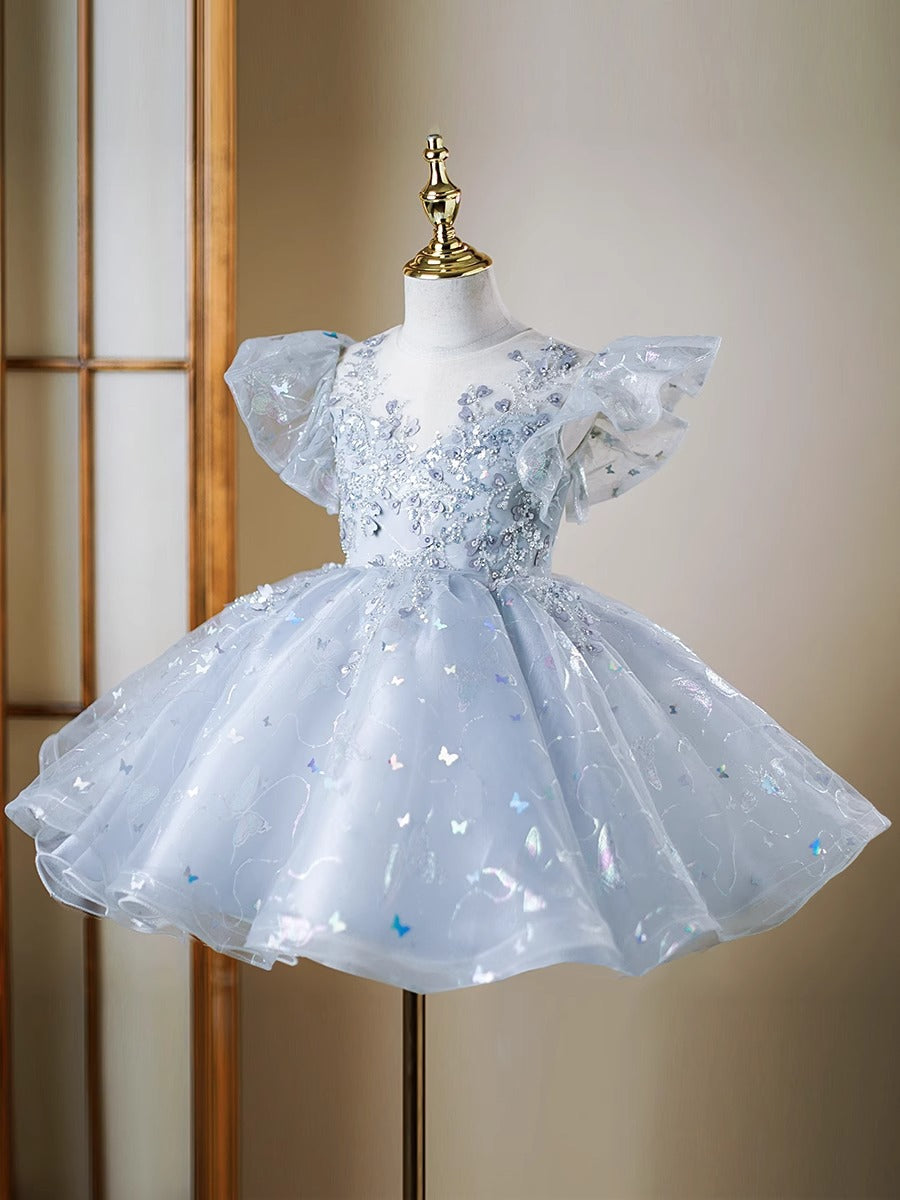 KMK - 1-12Y Sequins Tutu Dress