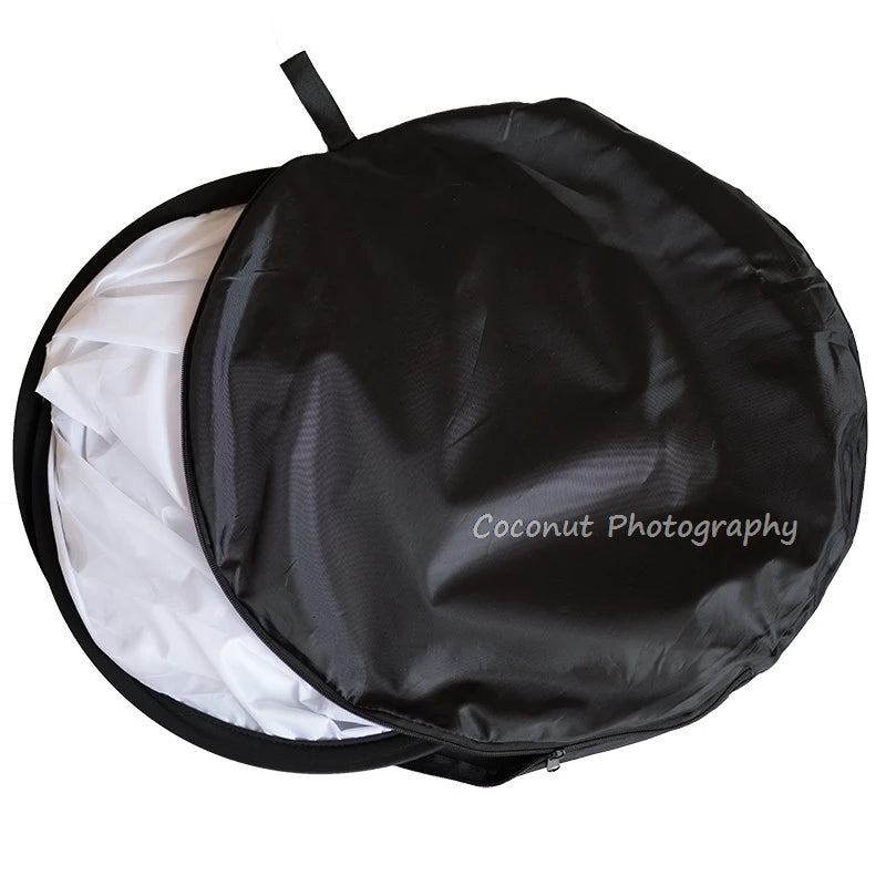 KMK - 100*150CM Studio Photo Oval Collapsible Light Reflector