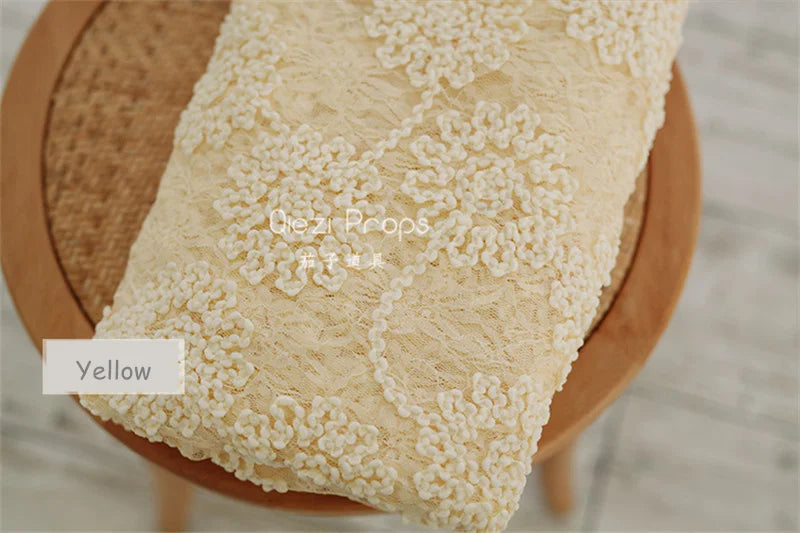 KMK -145x150cm 3D Flower Lace Blankets and Pillows