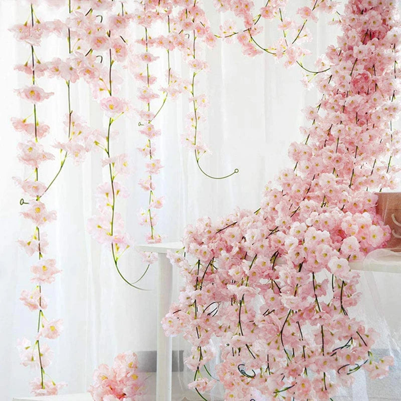 KMK - 180CM Artificial Sakura Flower Vine