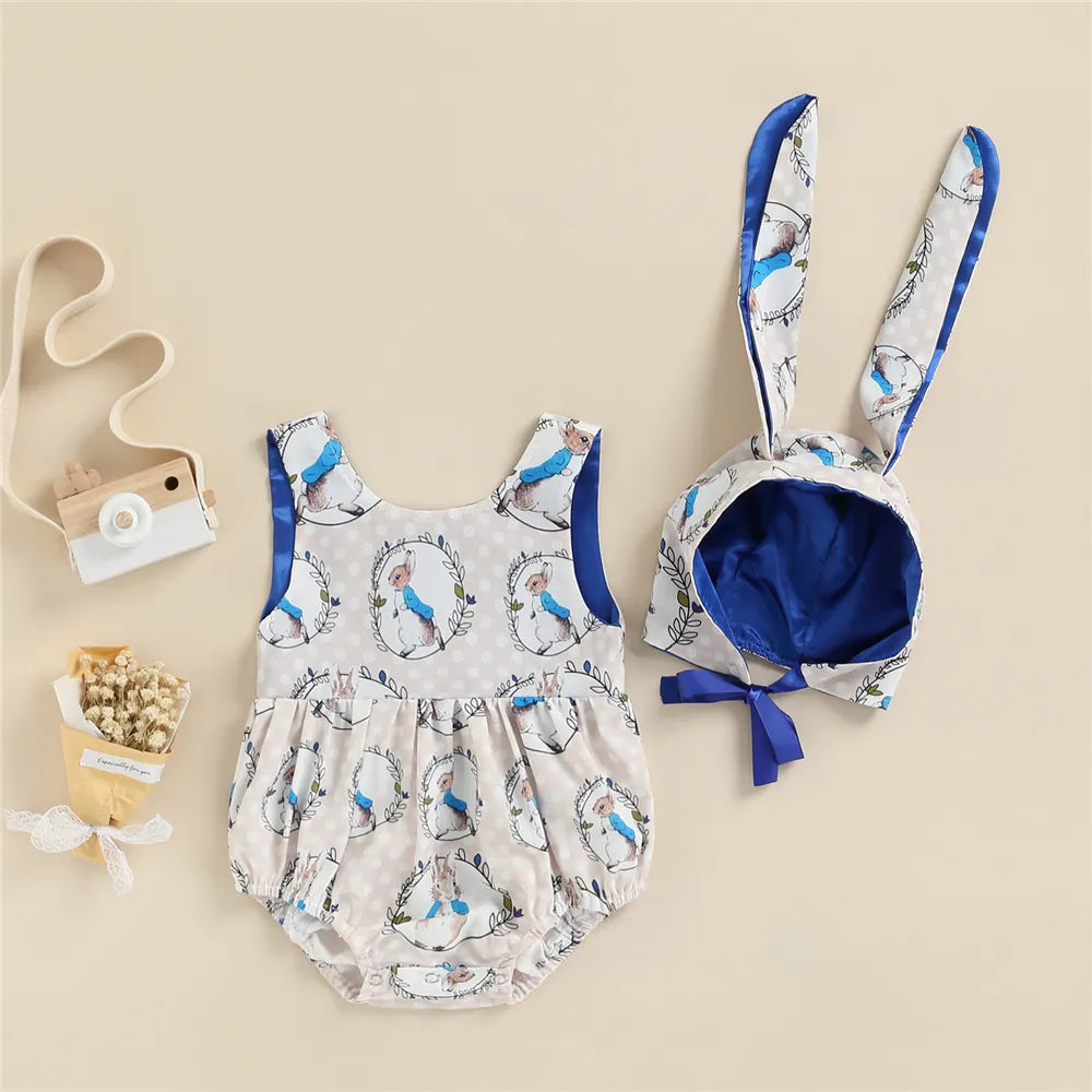 KMK - 2022 Easter Peter Rabbit Romper + Hat