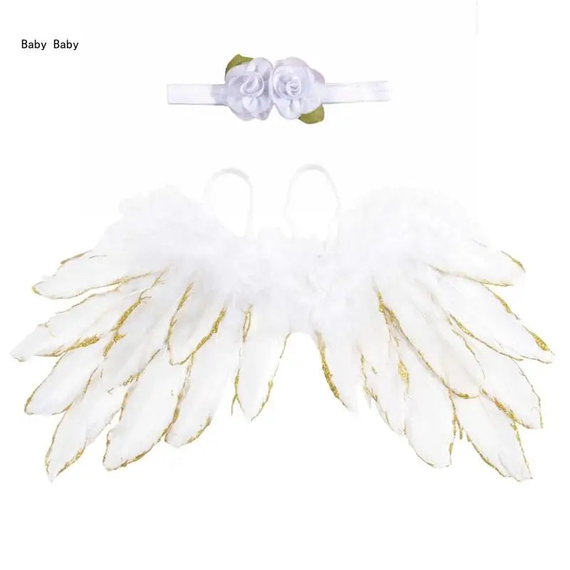 KMK - 2PCS Feather Wing & Headband Set