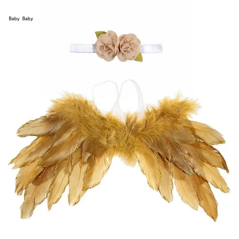 KMK - 2PCS Feather Wing & Headband Set