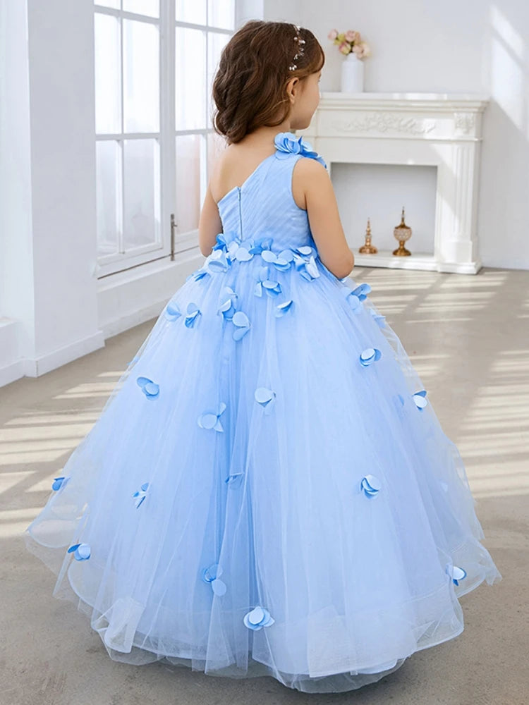 KMK - 3D Petals Lace Tulle Dress