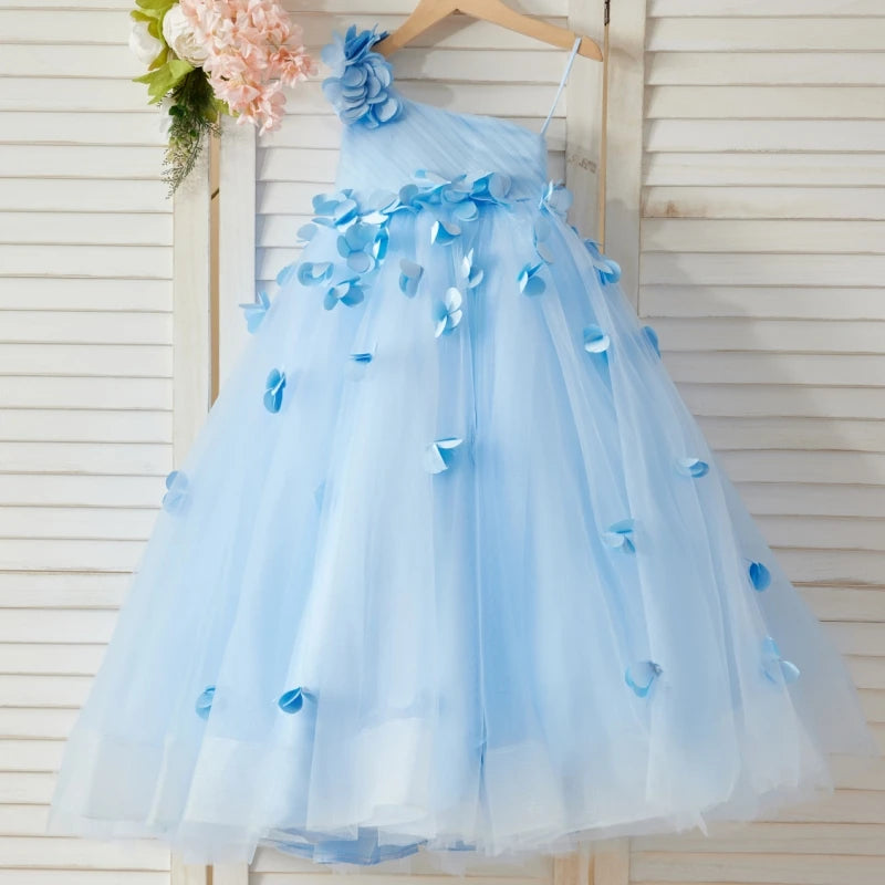 KMK - 3D Petals Lace Tulle Dress