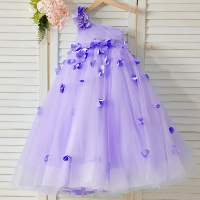 KMK - 3D Petals Lace Tulle Dress