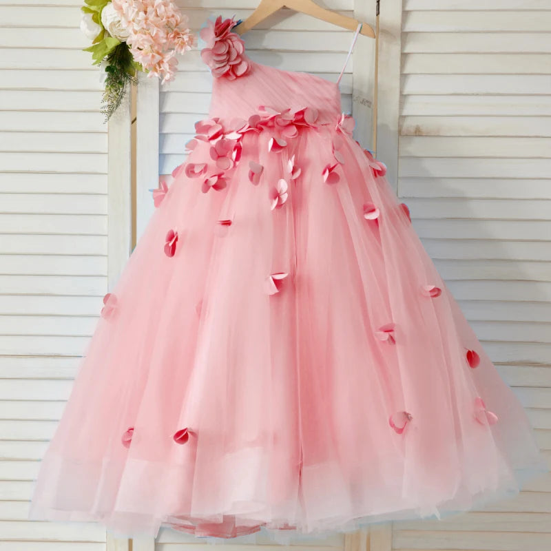 KMK - 3D Petals Lace Tulle Dress