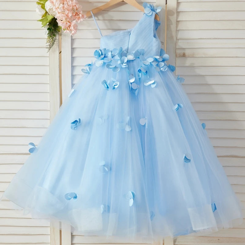 KMK - 3D Petals Lace Tulle Dress