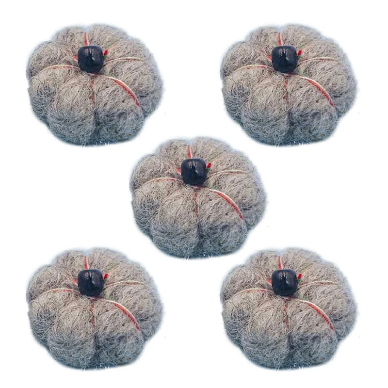 KMK - 5 Pack Of Wool Felt Pumpkins Balls Photography Prop