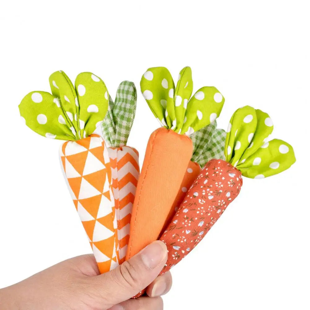 KMK - 5pcs Easter Fabric Carrots props