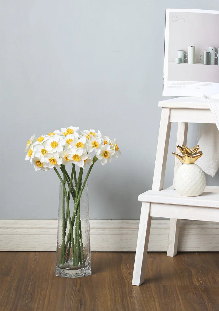 KMK - 6Pc Artificial Daffodil Flower Bunch