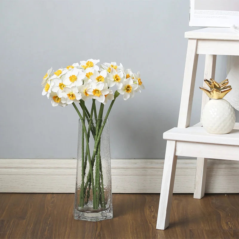 KMK - 6Pc Artificial Daffodil Flower Bunch