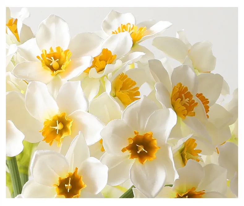 KMK - 6Pc Artificial Daffodil Flower Bunch