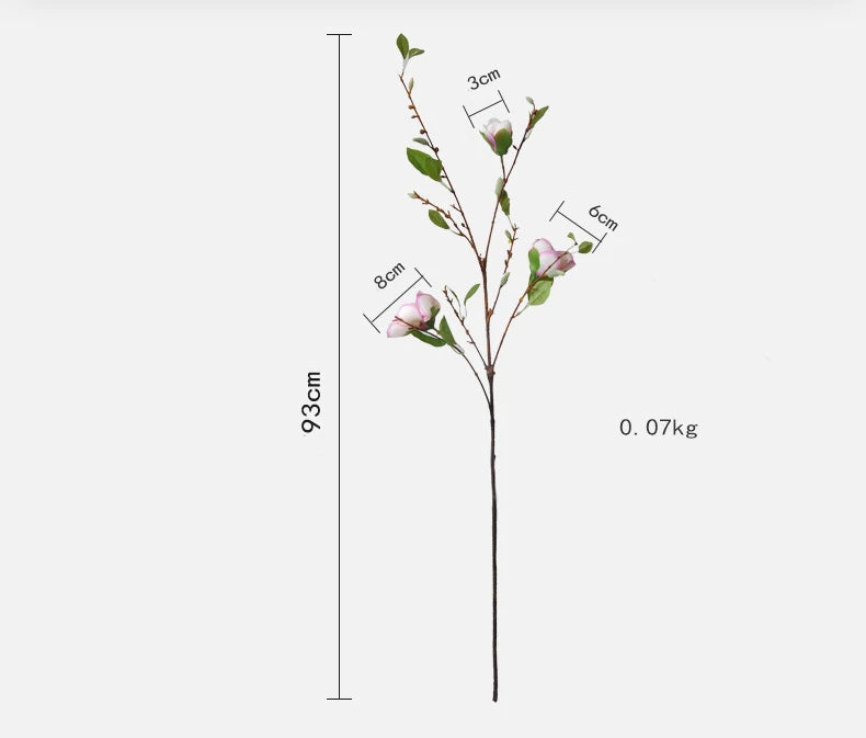 KMK - 93CM Artificial Magnolia Branch