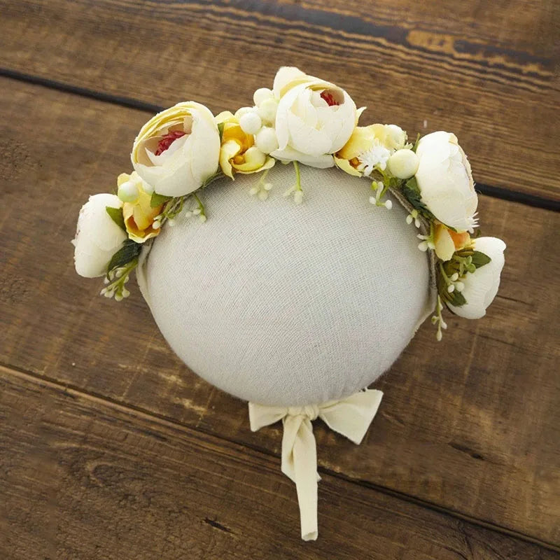 KMK - Adjustable Artificial Flower Headband