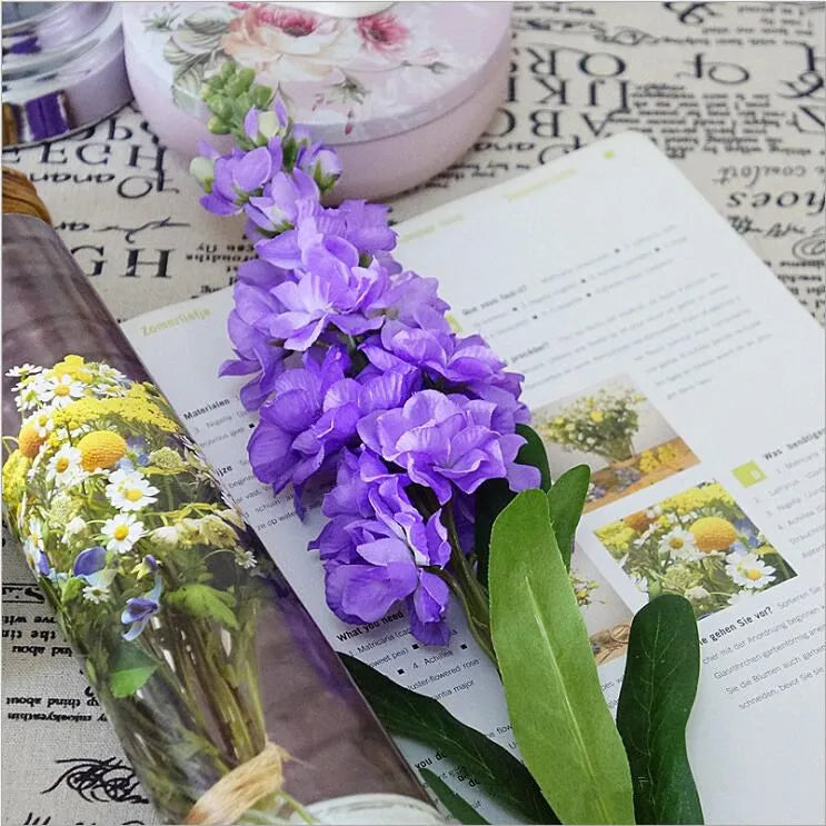 KMK - Artificial Hyacinth Violet flower branch