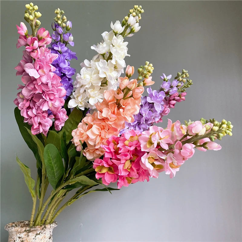 KMK - Artificial Hyacinth Violet flower branch