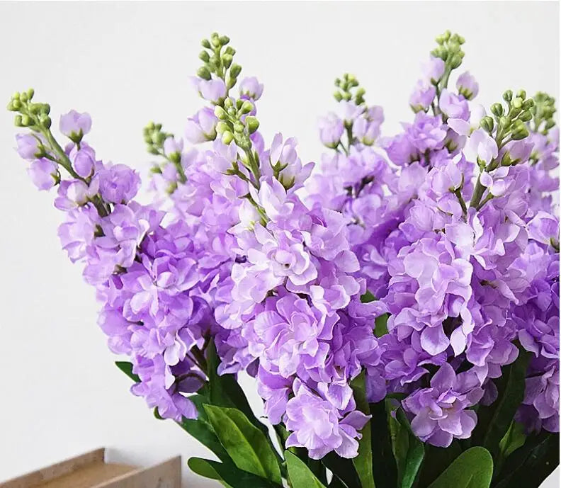 KMK - Artificial Hyacinth Violet flower branch