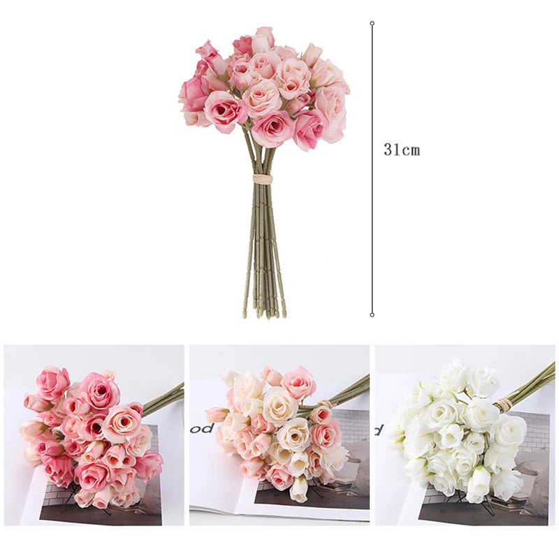 KMK - Artificial Mini Rose Bunch