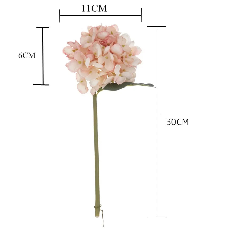 KMK - Artificial hydrangea flower branch