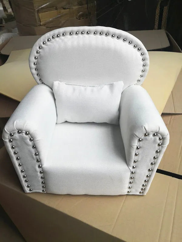 KMK - Baby Sofa Wood Chair Photo Prop