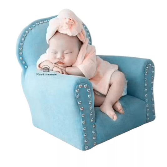 KMK - Baby Sofa Wood Chair Photo Prop