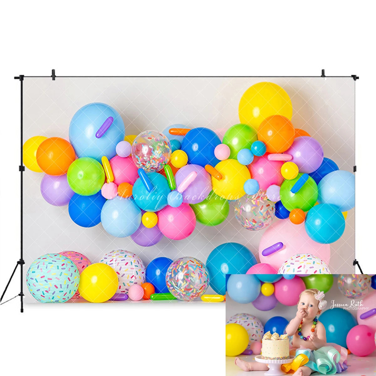 KMK - Balloon Candy Backdrop