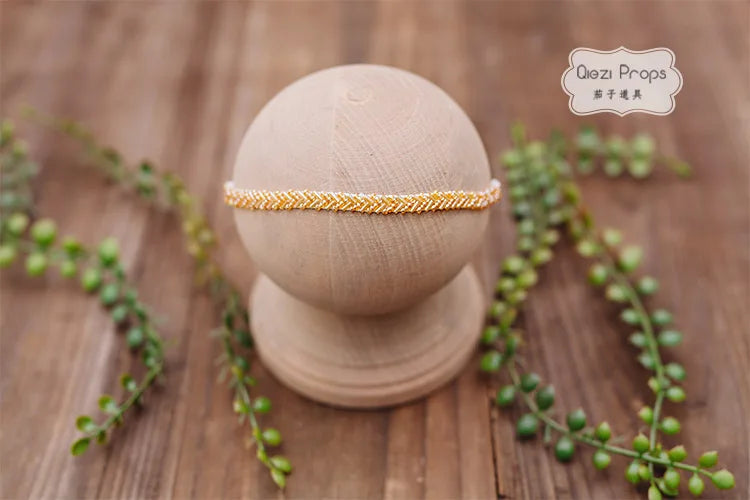 KMK - Beaded Newborn Headband