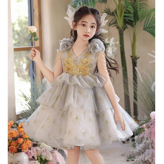 KMK - Beading Lace Dress