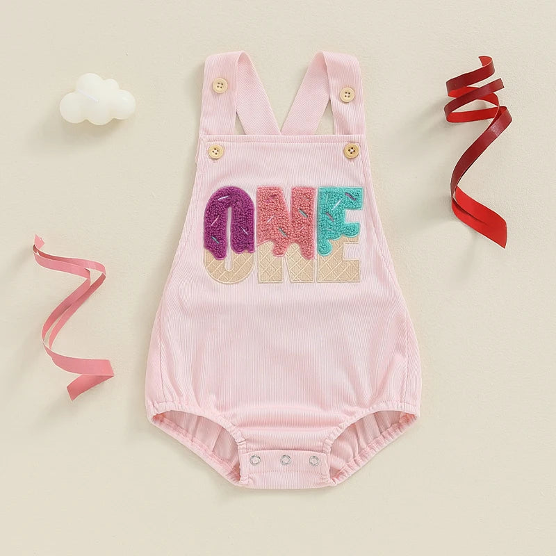 KMK - Birthday Embroidery Romper