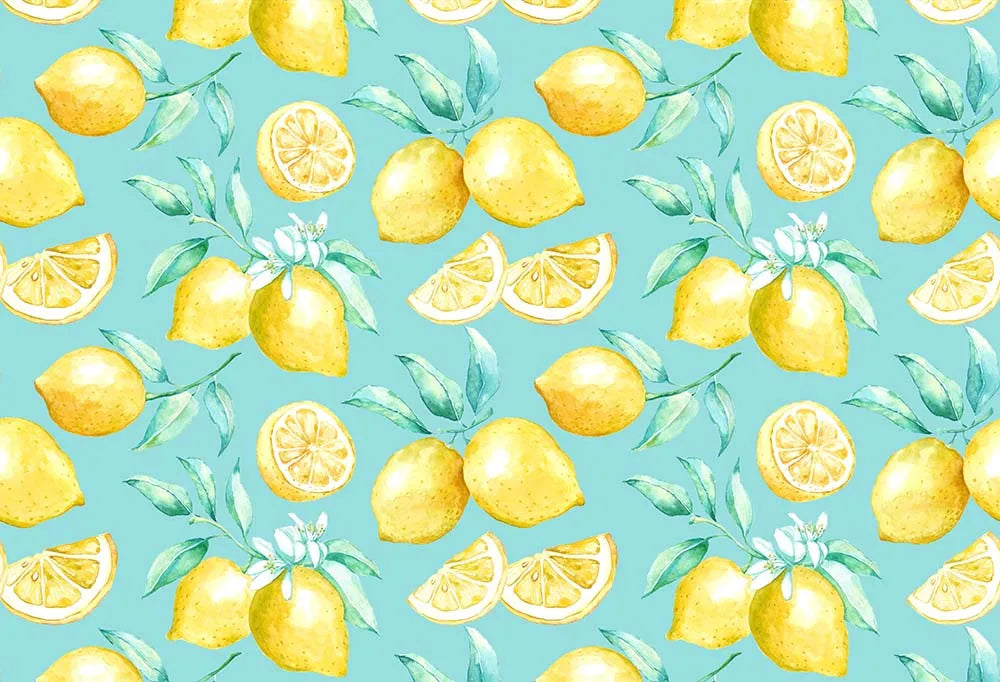 KMK - Blue Lemon Squeezy Backdrop