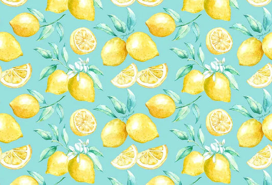 KMK - Blue Lemon Squeezy Backdrop