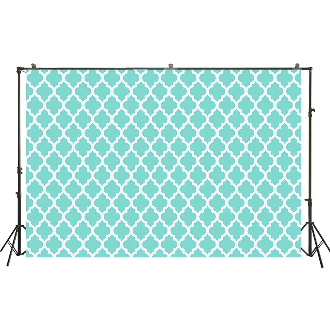 KMK - Blue Pattern Backdrop