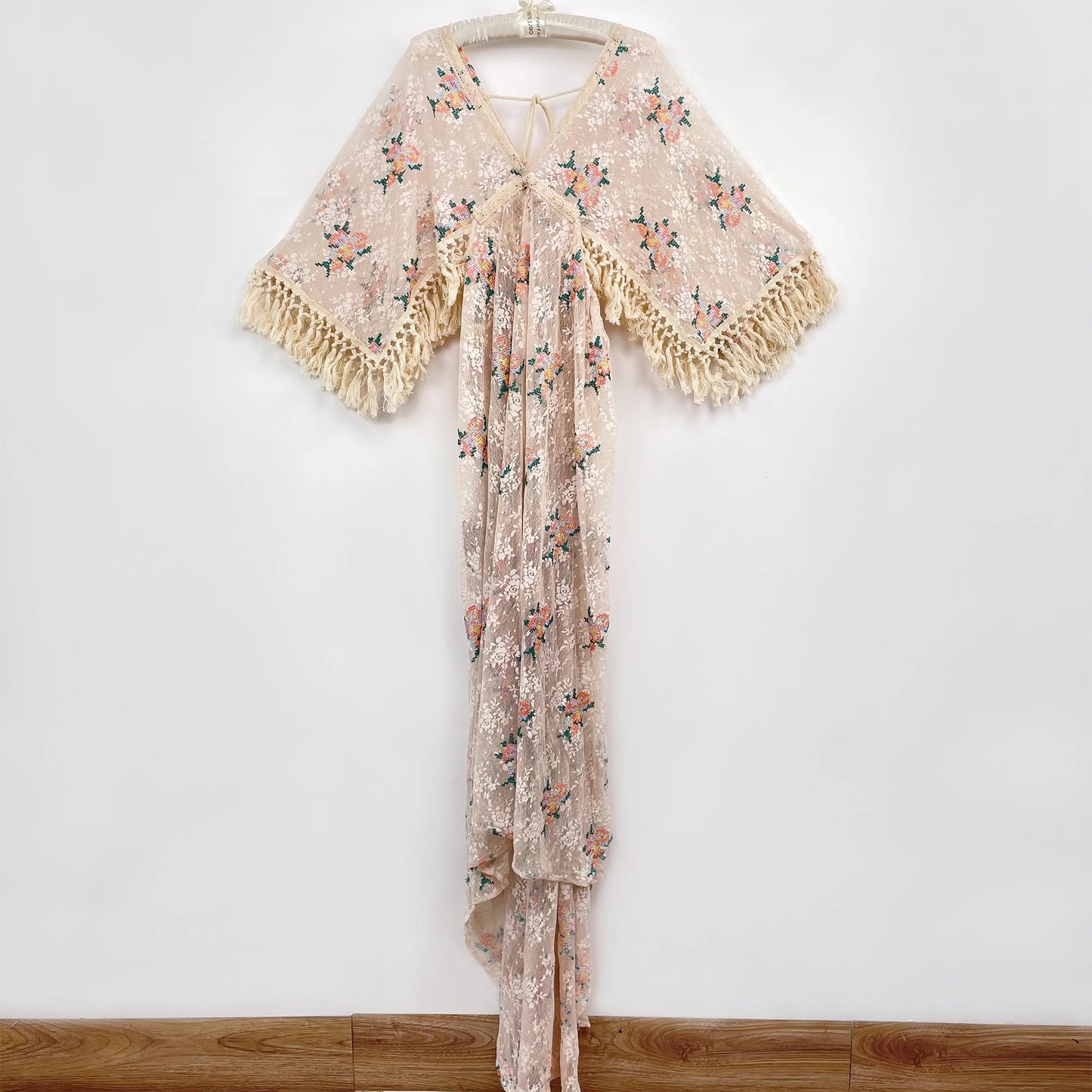 KMK - Boho Lace Girls Floral Dress