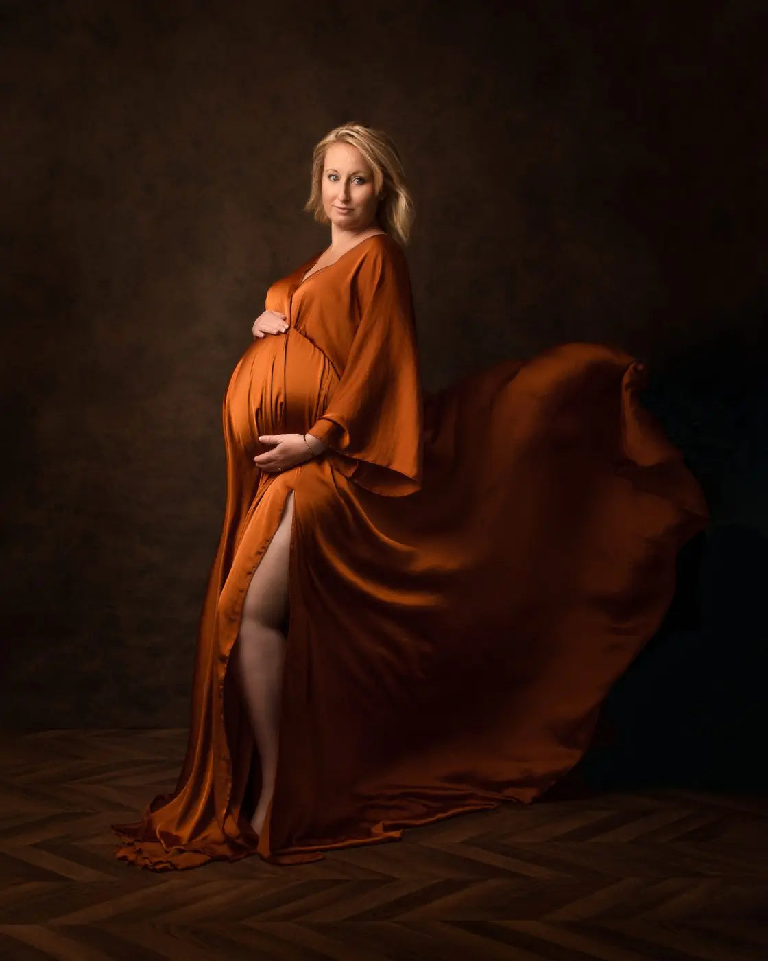 KMK - Boho Soft Maternity Photography Gown