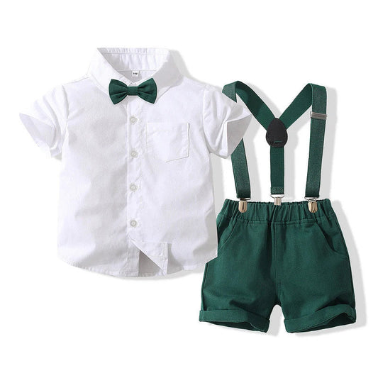 KMK - Boys BowTie Outfit 2 Piece Set (Navy Bowtie Set)