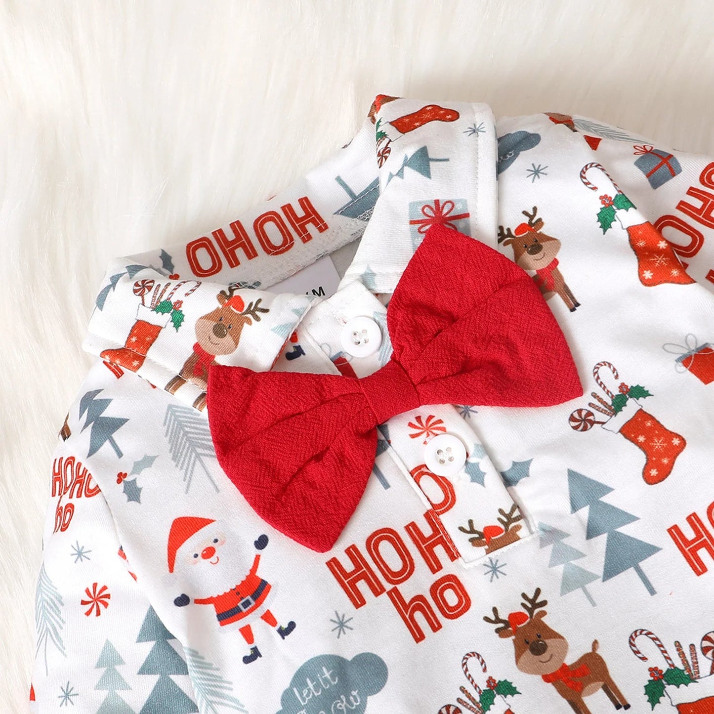 KMK - Boys Christmas Overall Set