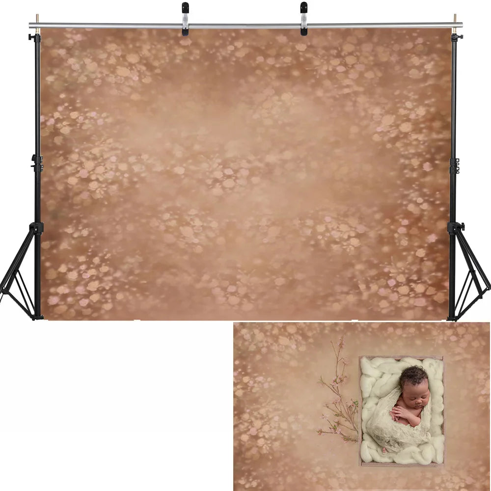 KMK - Brown Flower Watercolour Backdrop