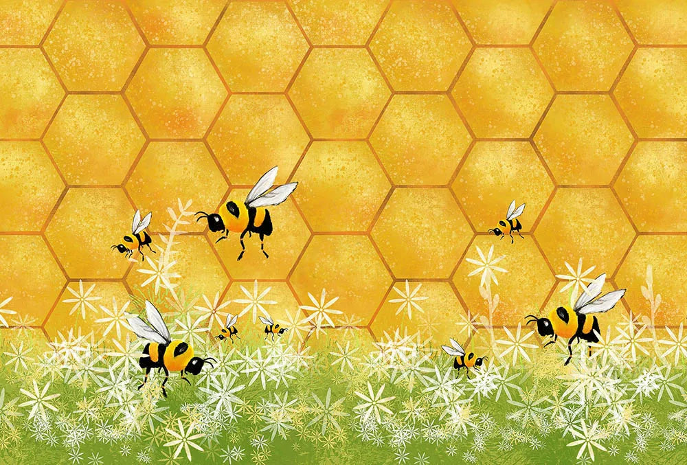 KMK - Bumblebee Hive Backdrop