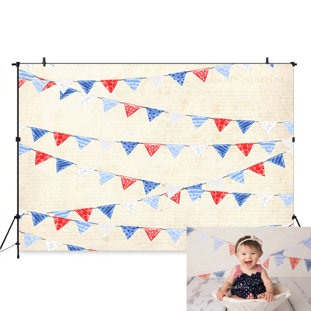 KMK - Bunting Backdrop