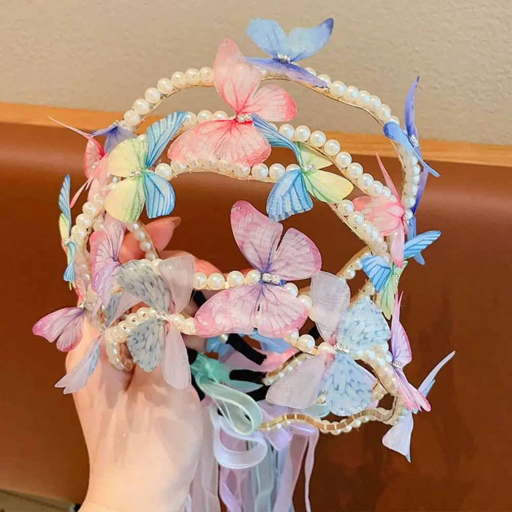 KMK - Butterfly Ribbon Headband