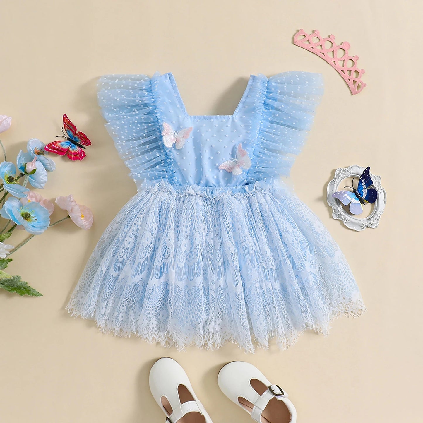 KMK - Butterfly Tulle Dress