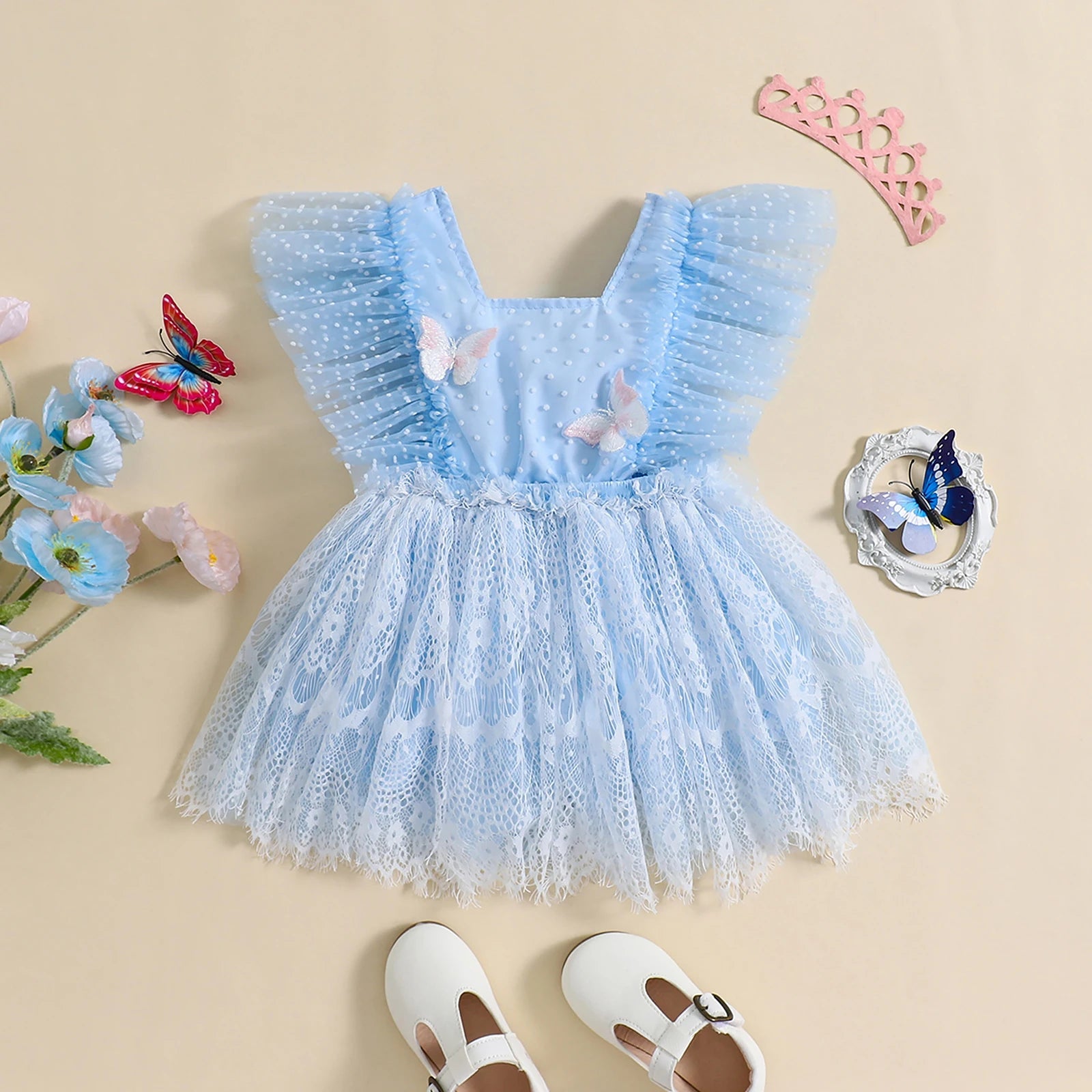 KMK - Butterfly Tulle Dress