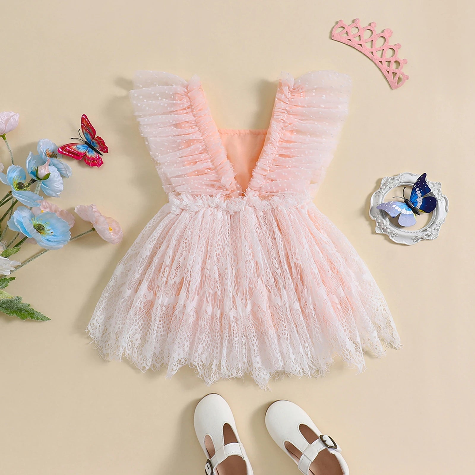 KMK - Butterfly Tulle Dress