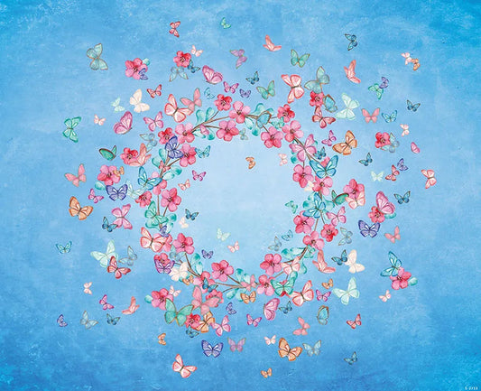 KMK - Butterfly Wreath Watercolour Backdrop