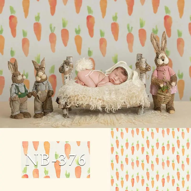 KMK - Carrots Easter watercolour backdrop