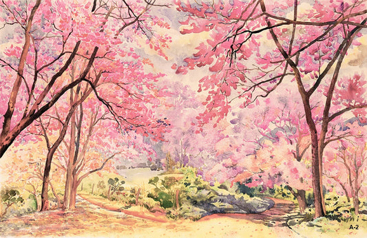 KMK - Cherry Blossom Backdrop