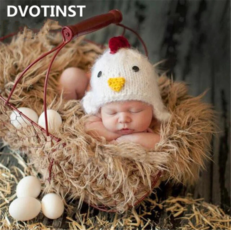 KMK - Chicken Knitted Newborn Hat